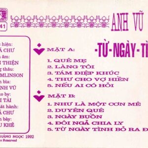 Giáng Ngọc Tape 141 – Từ Ngày Tình Bỏ Ra Đi – Anh Vũ 3 (KGTUS)