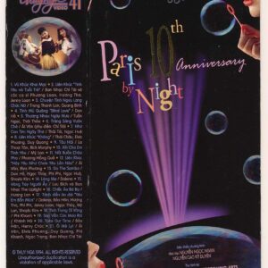 VHS Thúy Nga Video 41 - Paris By Night 24 - 10th Anniversary - cái