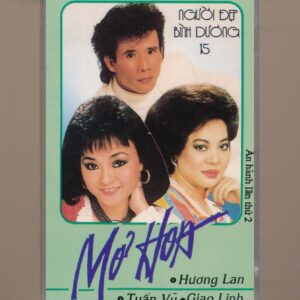 NDBD Tape 15 - Mơ Hoa - Hương Lan - Tuấn Vũ - Giao Linh (Băng Trắng, Bìa Không Nhũ) KGTUS - cái