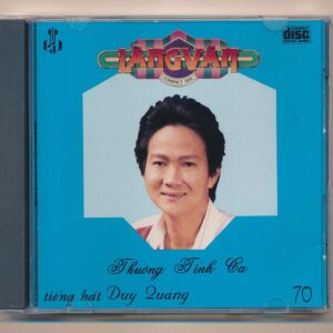 LVCD70 - Thương Tình Ca - Duy Quang (Phôi CDV/CA,KHÔNG BÌA GỐC) KGVHC