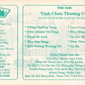 Kim Anh Tape - Tình Chúa Thương Con (KGTUS)