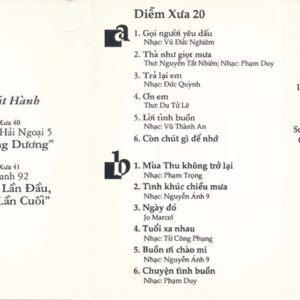 Diễm Xưa Tape 20 - Gọi Người Yêu Dấu - Vũ Khanh (KGTUS)