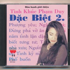 Tình Nhớ CD44 - Tình Khúc Phạm Duy Đặc Biệt 2 (DADR, KHÔNG BÌA SAU GỐC)