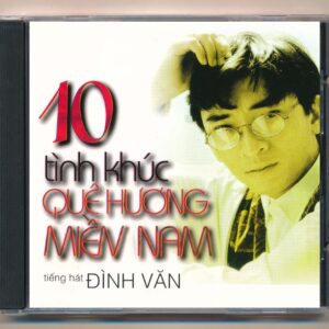 GOLD CD - 10 Tình Khúc Quê Hương Miền Nam - Đình Văn (2 Góc, Trầy) KGTH9