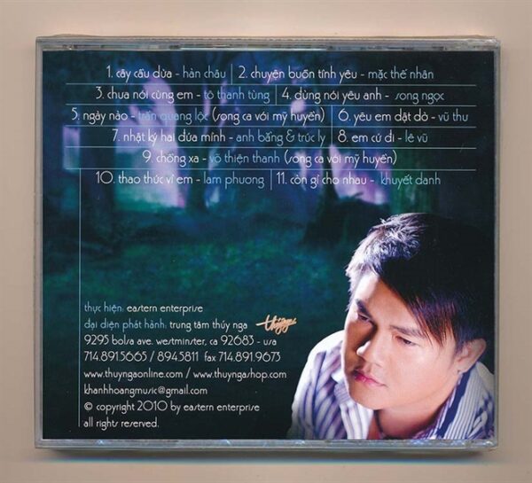 Tncd TNCD - Chưa Nói Cùng Em - Khánh Hoàng - CD Gốc Shop T