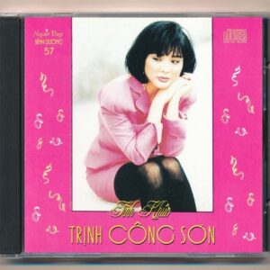 NDBDCD57 - Tình Khúc Trịnh Công Sơn (JVC, Trầy, bìa thấm nước dính vào nhau) KGVHC