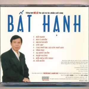 Tektronic CD - Bất Hạnh - Đỗ Lễ (Tác Giả Và Tác Phẩm Cuối Cùng) KGTUS