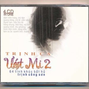 Áo Trắng Music CD - Trịnh Ca Ướt Mi 2 - 64 Tình Khúc Bất Hủ Trịnh Công Sơn (4CDs - Trầy)