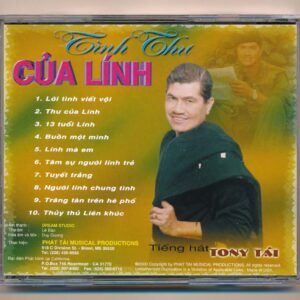 Phát Tài Music CD - Tình Thư Của Lính - Tony Tài (KGPCD)